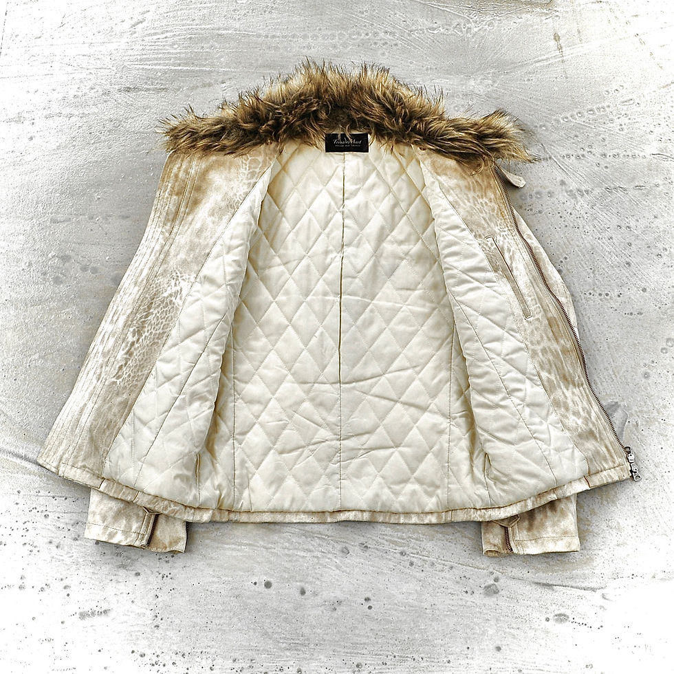Thumbnail: Tornado Mart - Late 90s Micro-Suede Leopard Fur Jacket