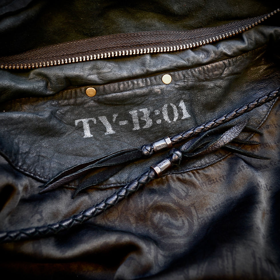 Thumbnail: 14th Addiction - TY-B:01 Sheepskin Leather Bono Jacket