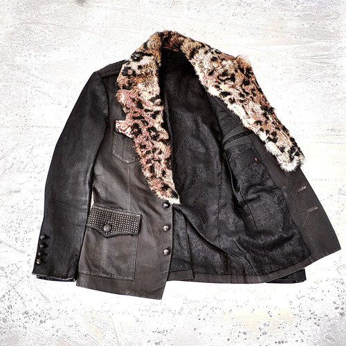 Roen ディアスキン シングルライダース レザージャケット 鹿革 ロエン