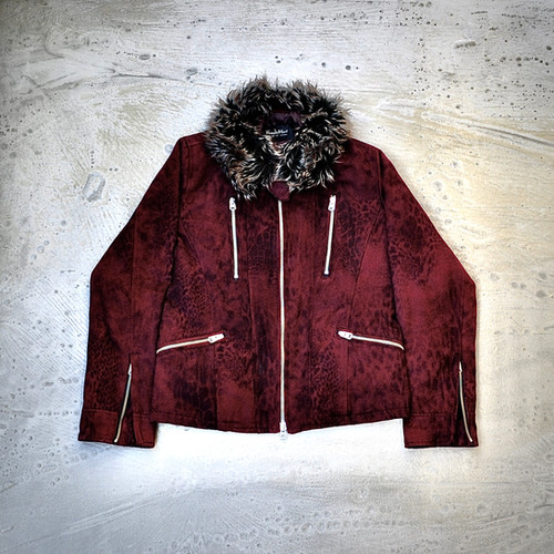 Tornado Mart - Late 90s Micro-Suede Leopard Fur Jacket | GosuArchive