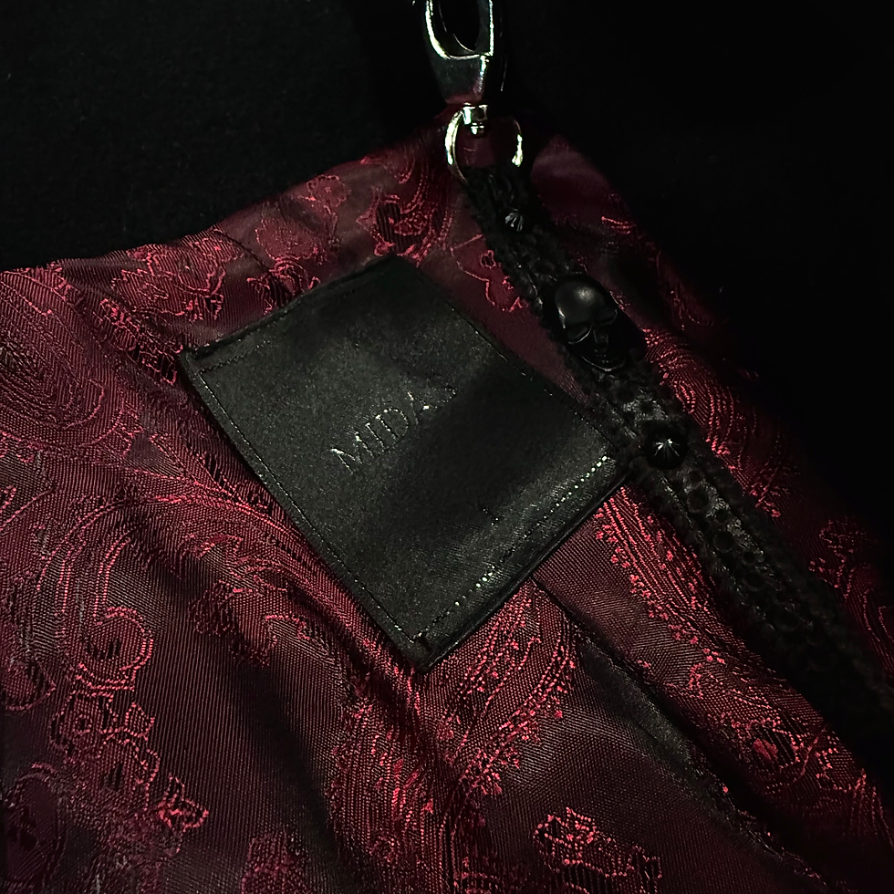 Thumbnail: Midas - Tasseled Asymmetrical Napoleon Wool Jacket