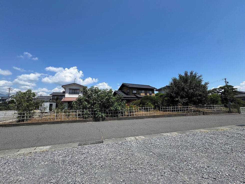 西尾張部2区画南から