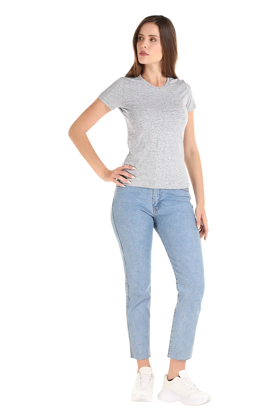 Thumbnail: Playera Cuello Redondo Manga Corta para Mujer