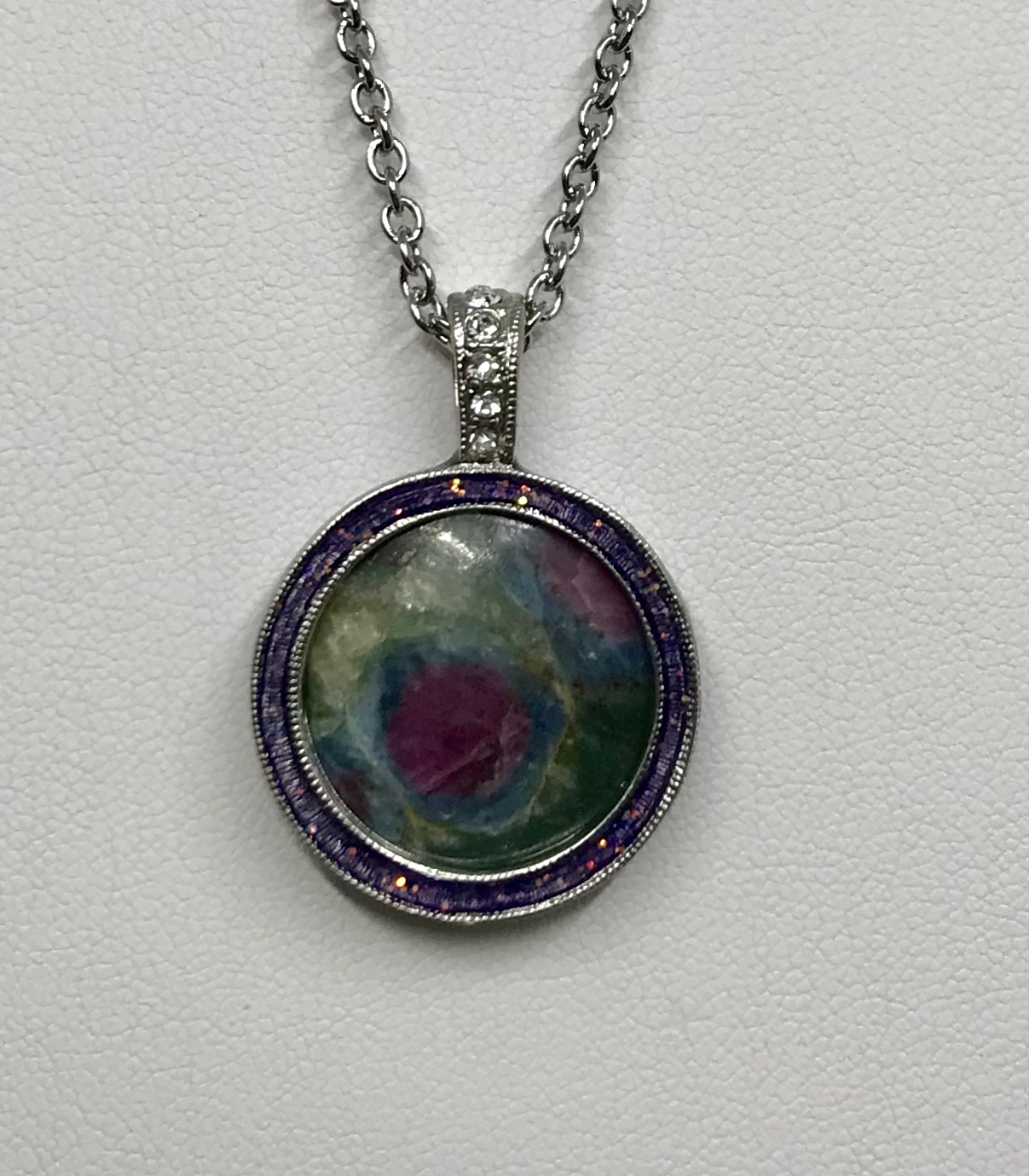 Ruby in Fuchsite