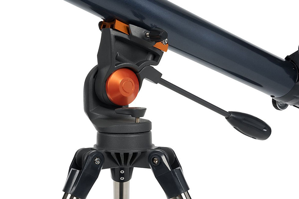 Thumbnail: Celestron AstroMaster 70AZ Refractor Telescope mount