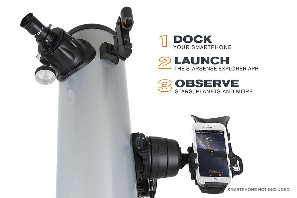 Thumbnail: Celestron Starsense Explorer DX 130 Az Reflector Telescope instructions