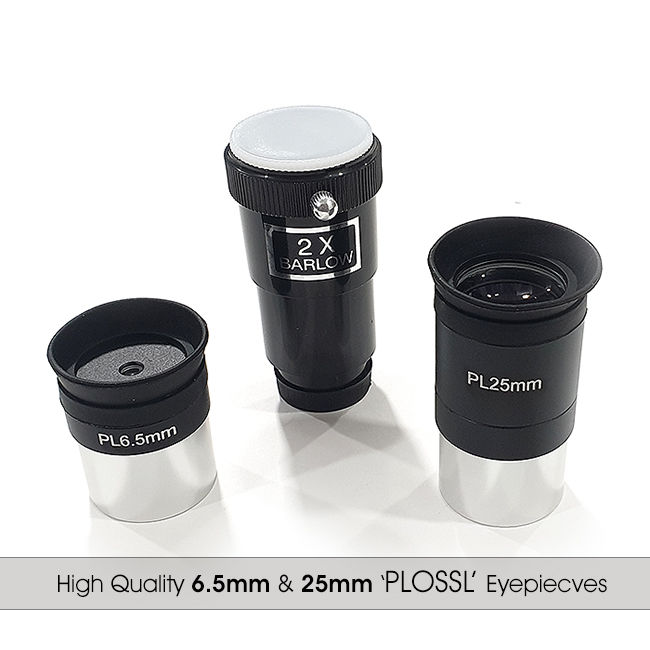 Thumbnail: Startracker 130/650 EQ Reflector Telescope eyepieces
