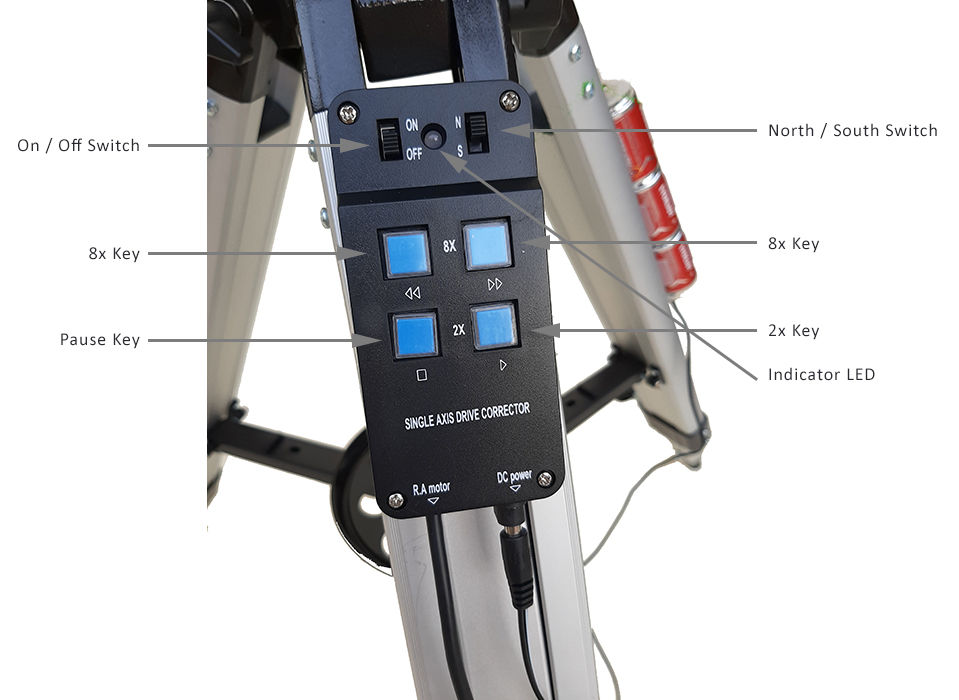 Thumbnail: Stratracker 130/650 EQ Reflector Telescope with Motor remote control