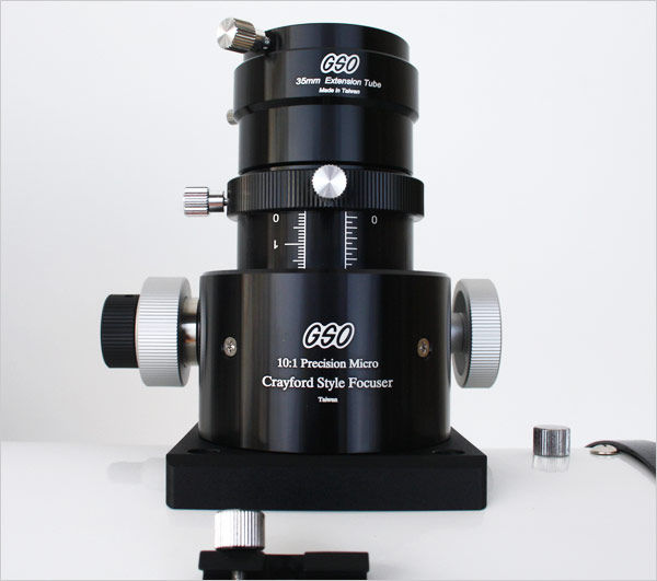 Thumbnail: GSO 8 inch Professional White Dobsonian Telescope focuser