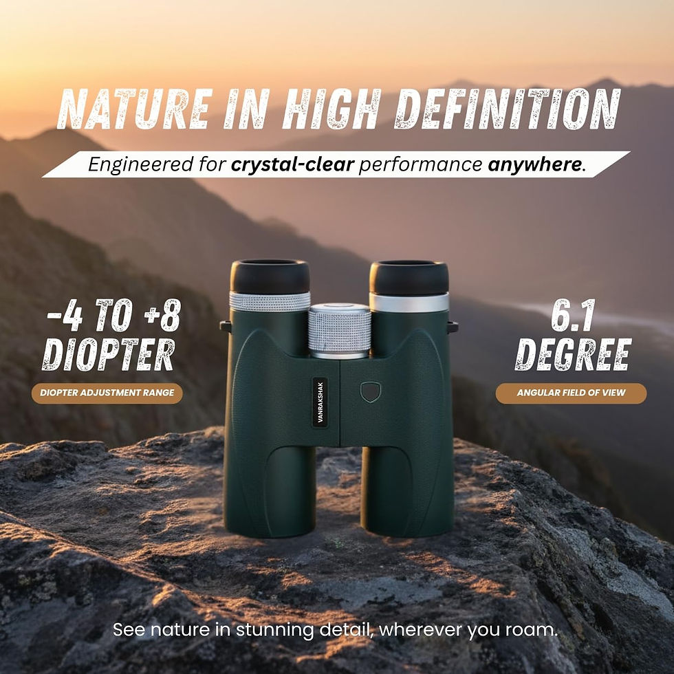 Thumbnail: Vanrakshak Tejas 10x42 Pro Binoculars features 2