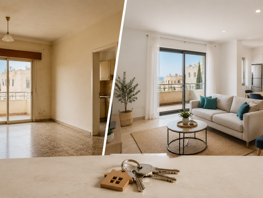 Renovated Cyprus apartment prepared for affordable rental under the Renovate–Rent Scheme