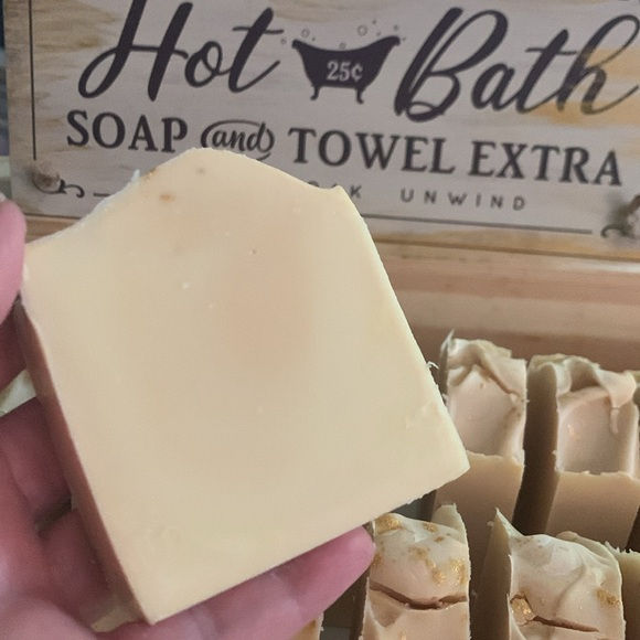 Thumbnail: Warm Golden Sands Decorative Hand and Body Bar Soap Handmade