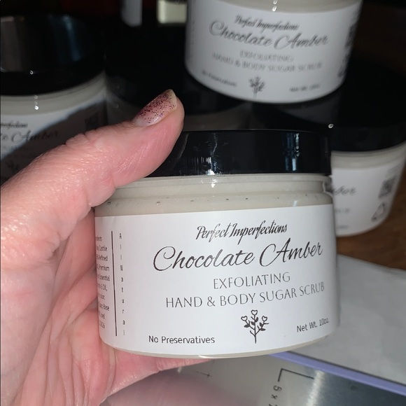 Thumbnail: Luxurious Chocolate Amber Exfoliating Sugar Scrub Handmade