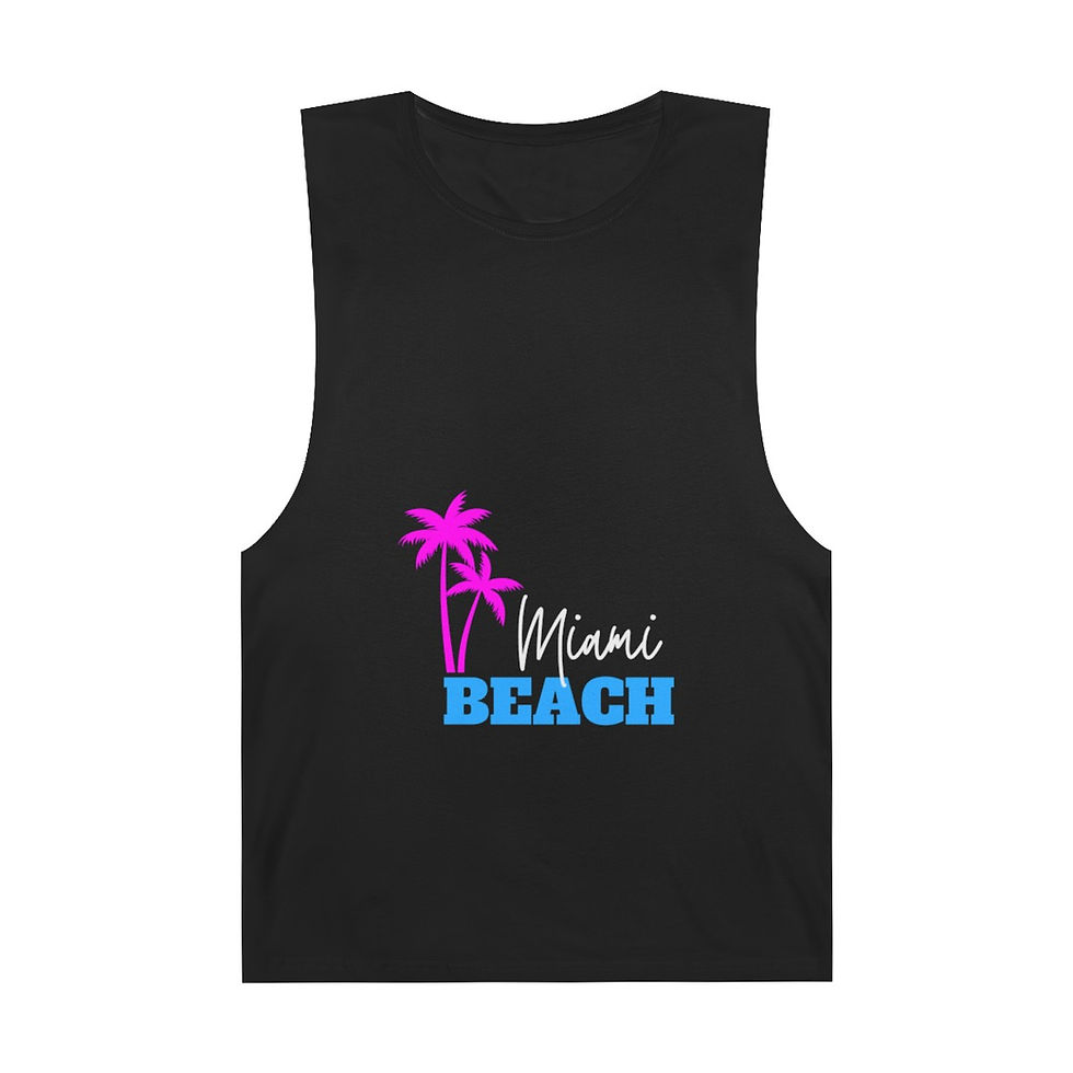 Thumbnail: Welcome to "Miami" Beach Men's Barnard Tank