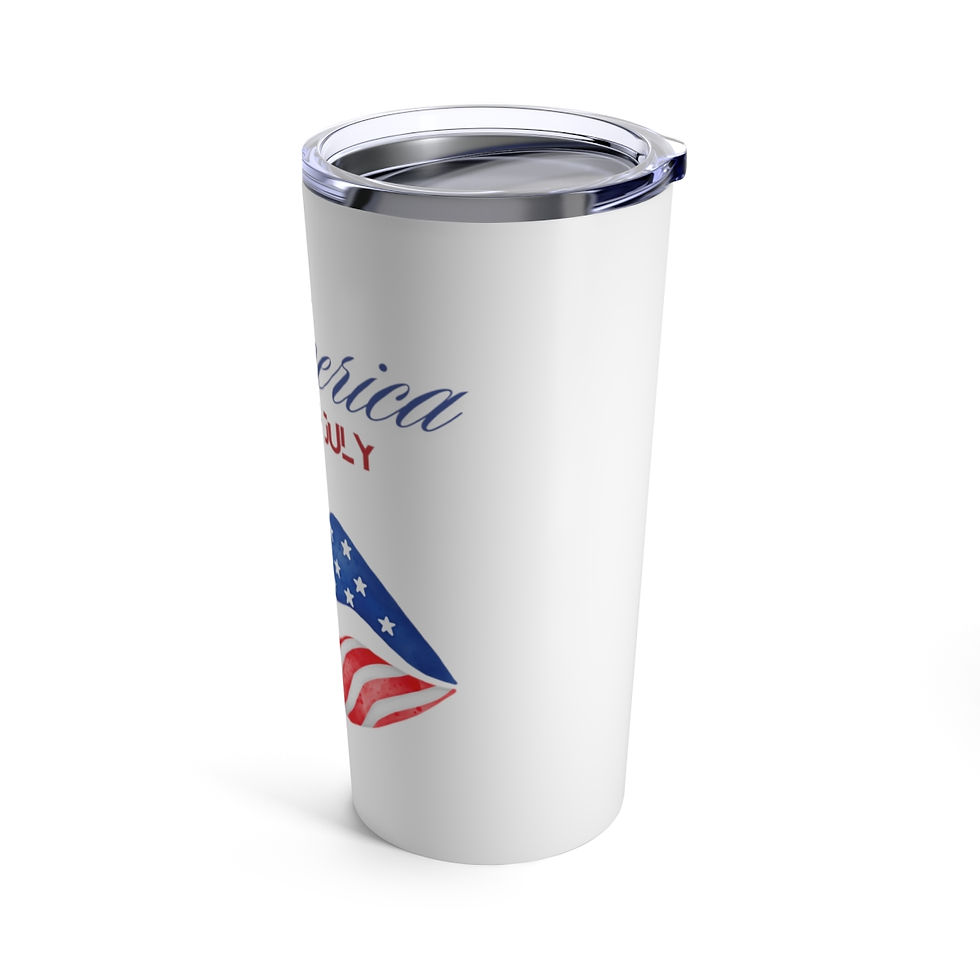 Thumbnail: America Happy 4th of July Tumbler 20oz