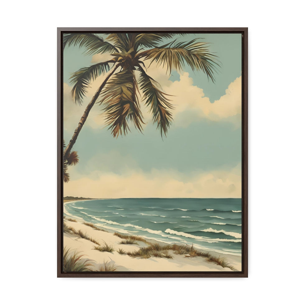 Thumbnail: Gallery Coastal Beach V4 Floida Canvas Wraps