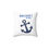 Thumbnail: Boat Anchor Nantucket Island Coastal Art Spun Polyester Square Pillow