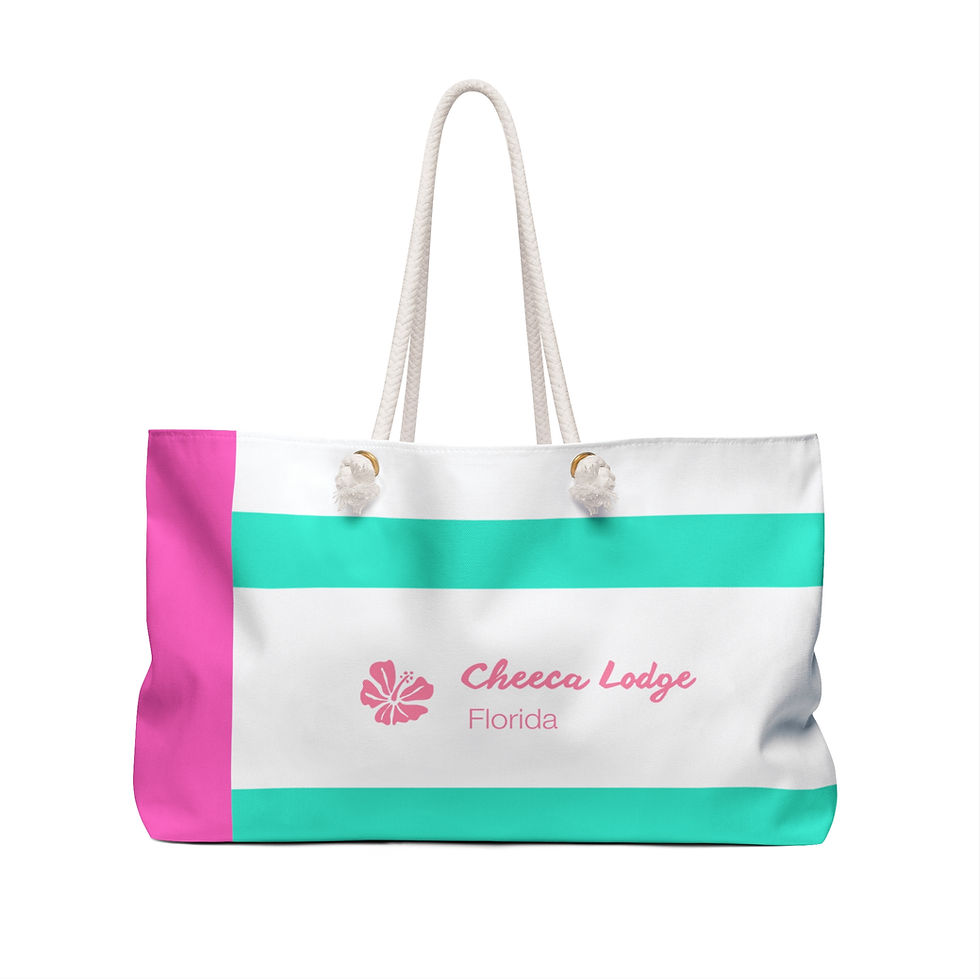 Thumbnail: Keepsake Boutique Cheeca Lodge Resort Florida | TRAVEL TOTE BAG PINK