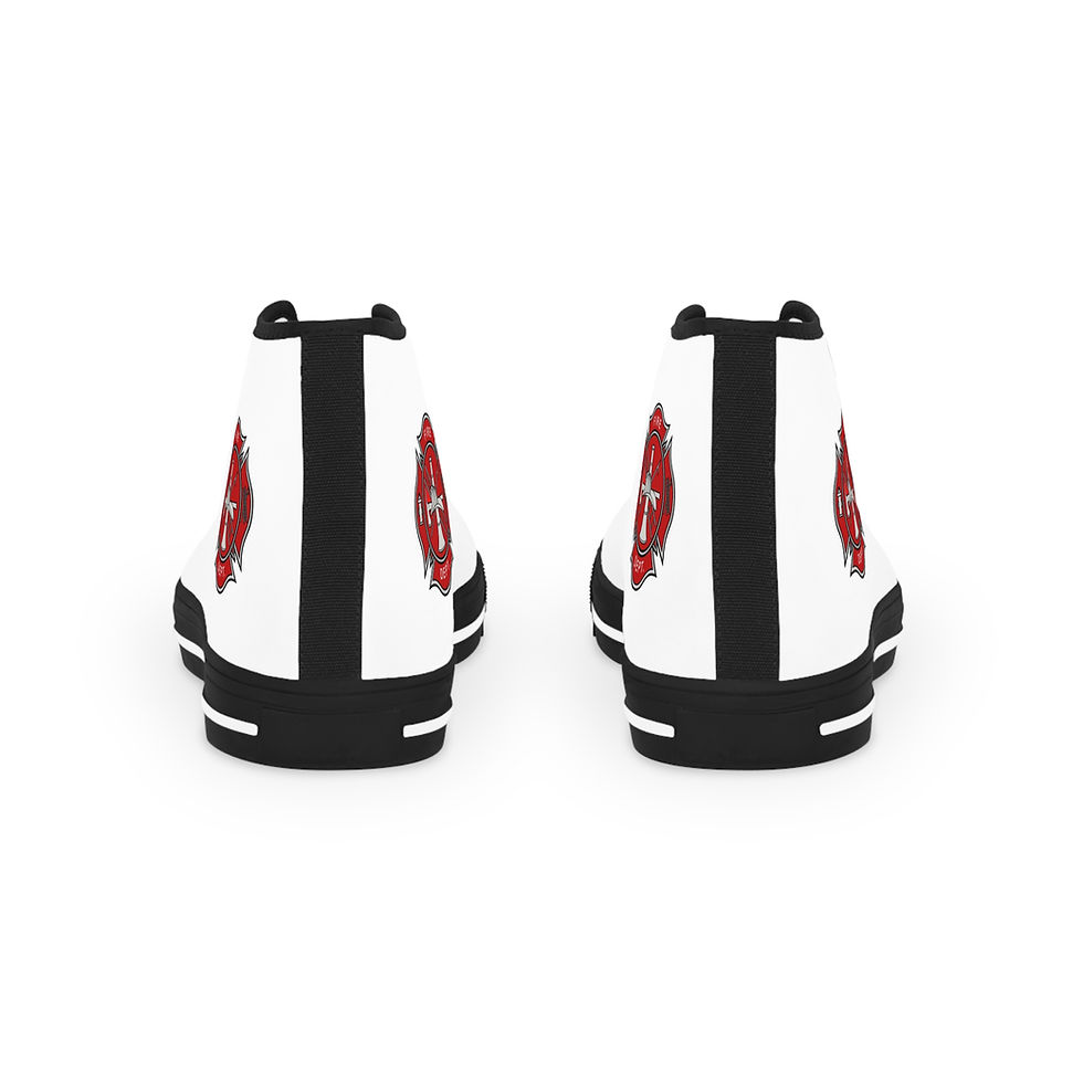 Thumbnail: Firefighter High Top Sneakers in Black for Men