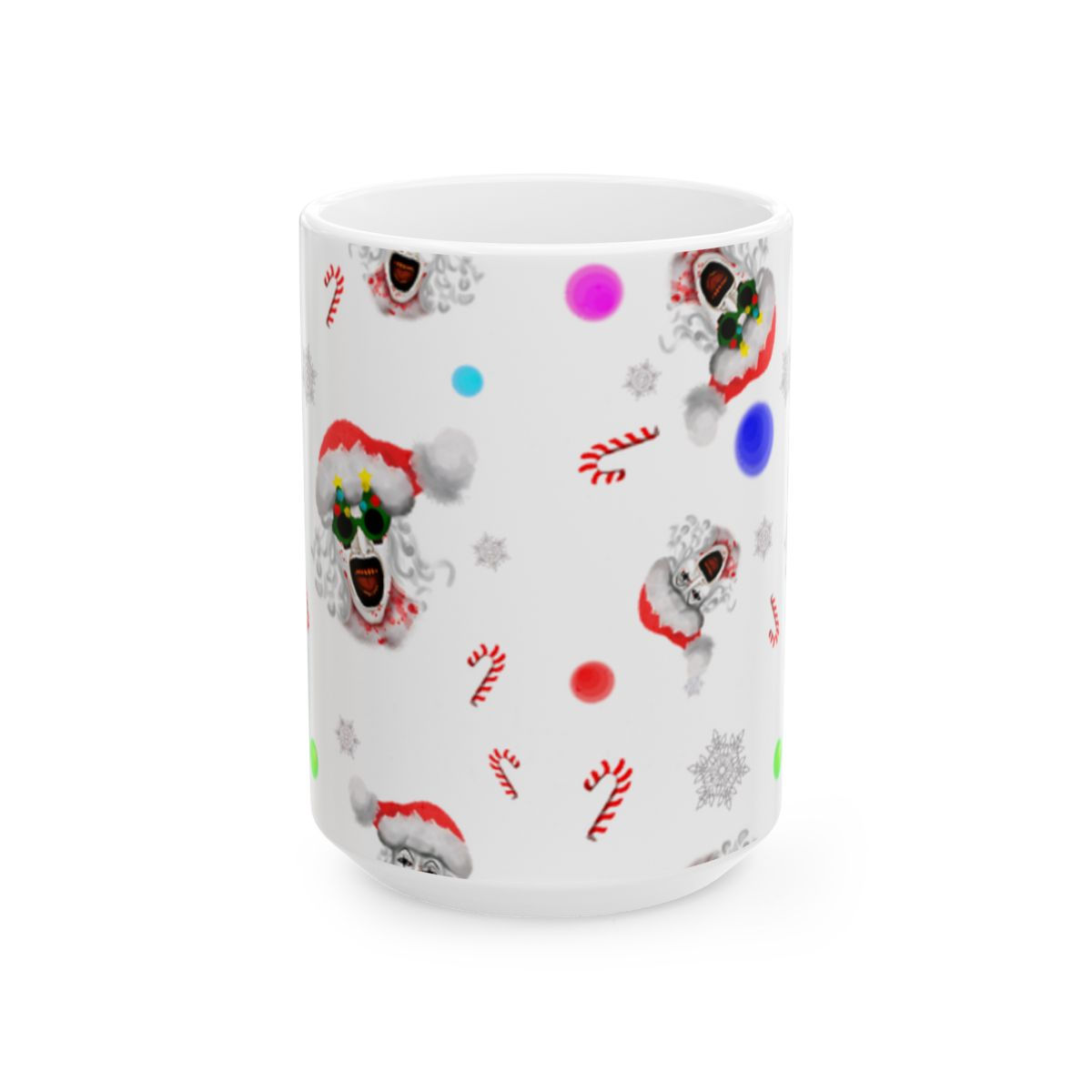 Terrifier3 Art the Clown Inspired Ceramic Mug, (15oz)