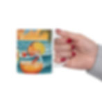 Thumbnail: Corporate Gift of Art Florida Beach Drinks Ceramic Mug,
