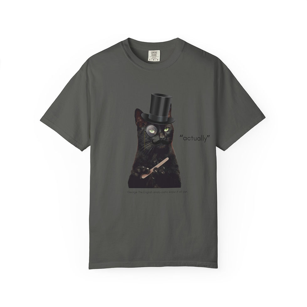 Thumbnail: "Actually" The Esoteric Aristo-Cat Tee | UNISEX