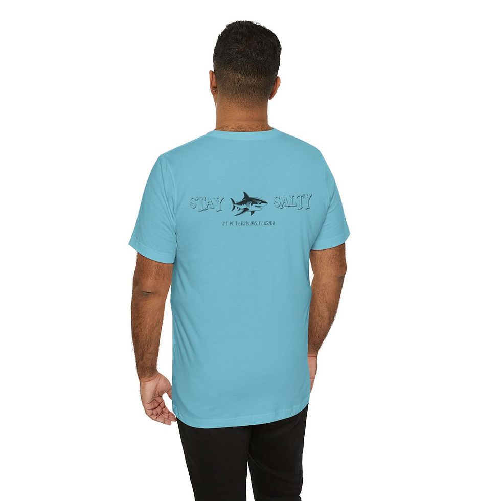 Thumbnail: Stay Salty Shark Unisex Jersey Short Sleeve Tee