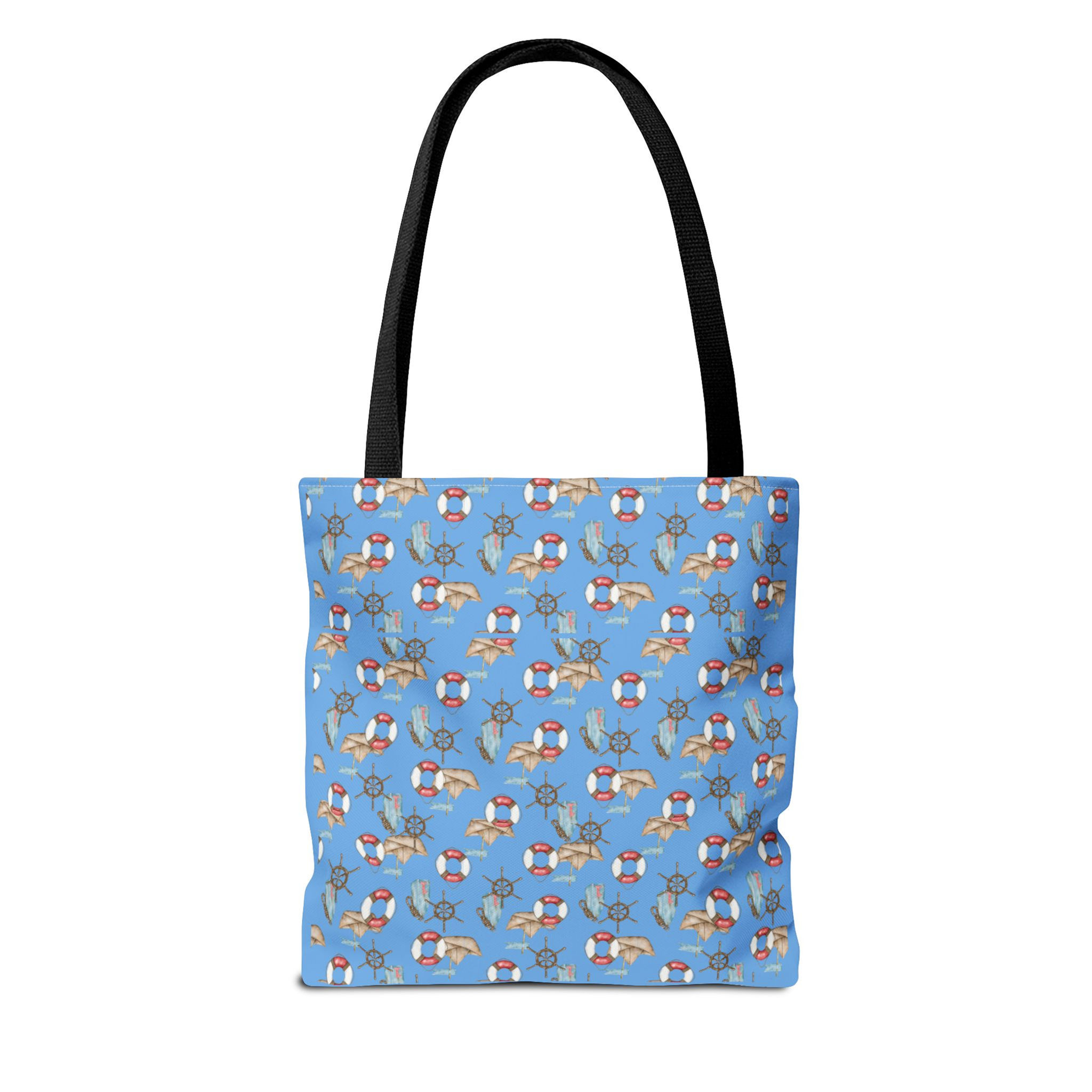 Nautical Pattern Tote Bag | BLUE