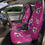 Thumbnail: Terrifier Art the Clown Design Horror Car Seat Covers PINK