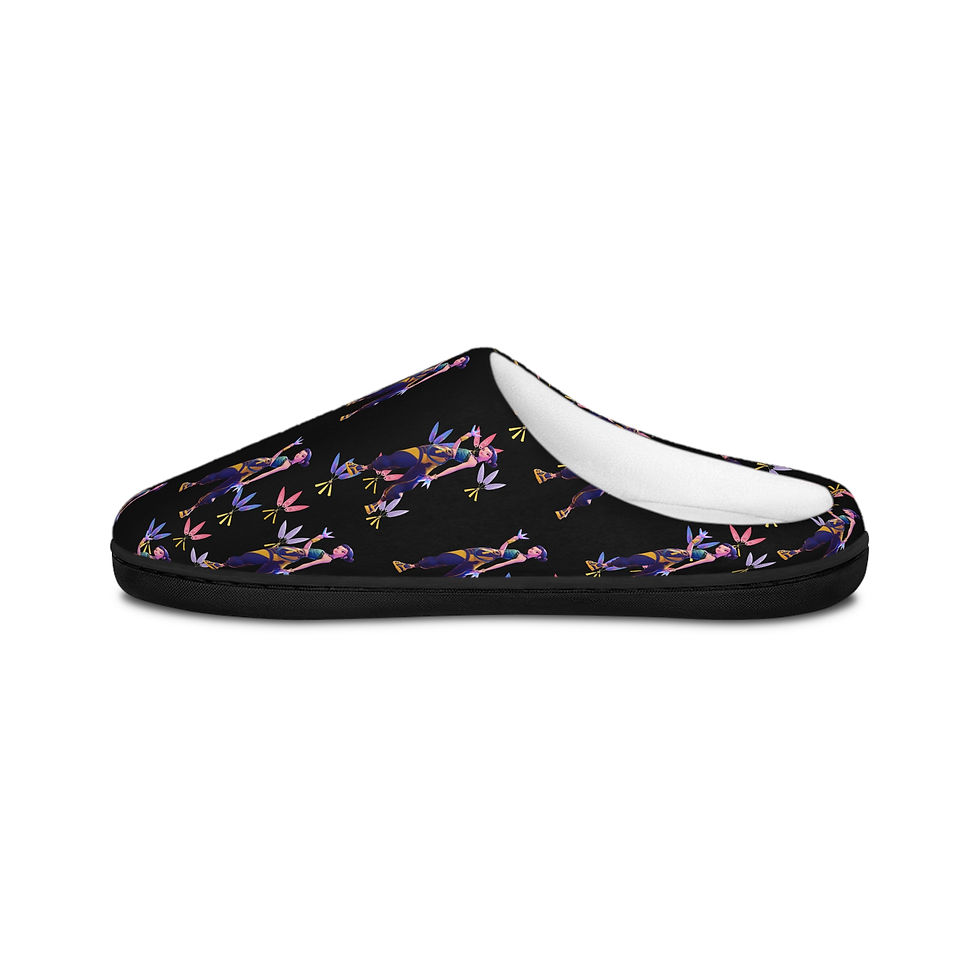 Thumbnail: Cozy Women's Slippers Featuring  Zoey | BLACK 