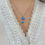 Thumbnail: Beautiful Florida Turquoise Sea Turtle Box Chain Necklace 17"