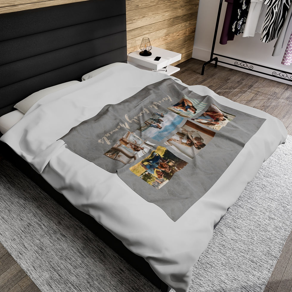Thumbnail: Favorite Family Moments Velveteen Plush Blanket