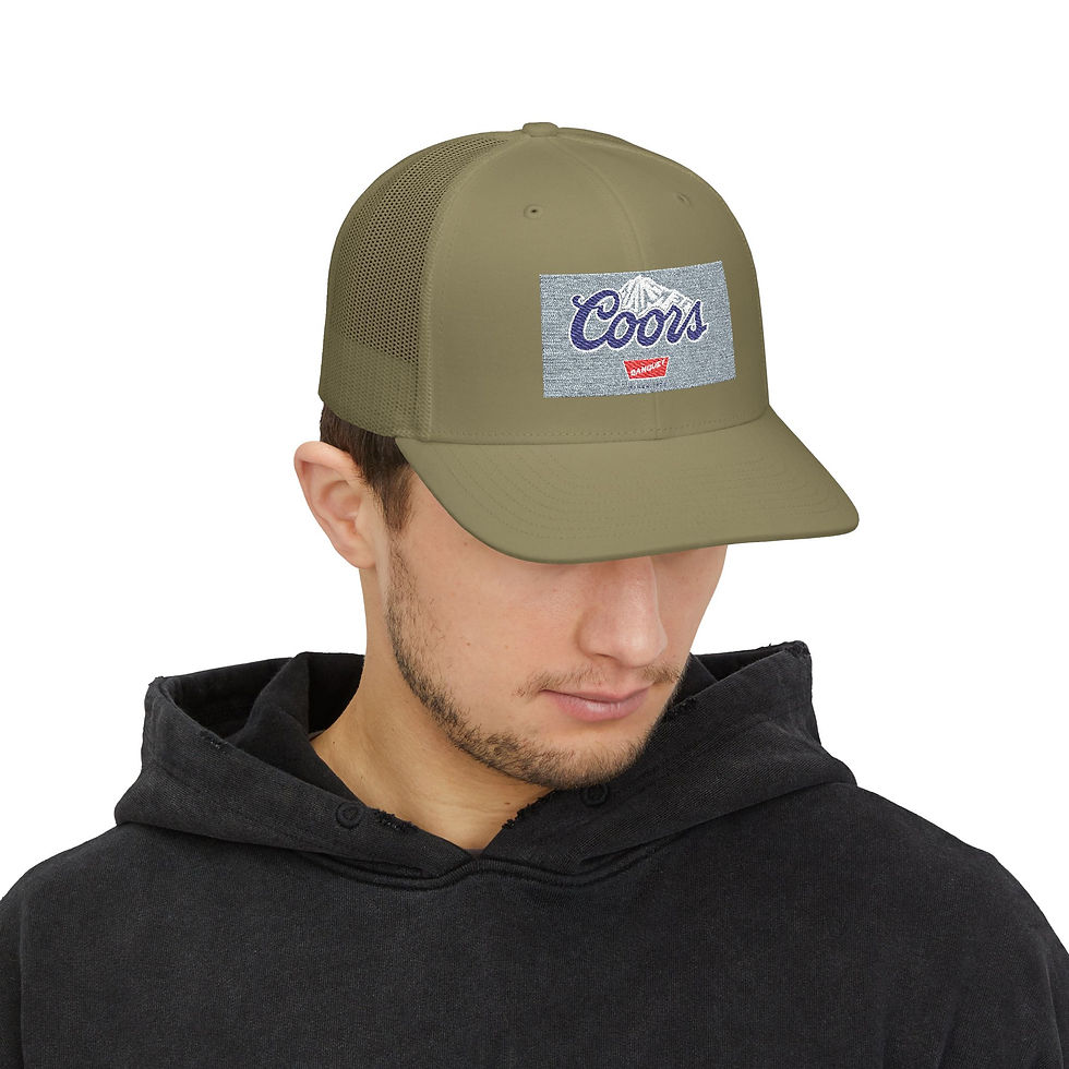 Thumbnail: Coors Beer Vintage Snapback Trucker Hat Embroidered