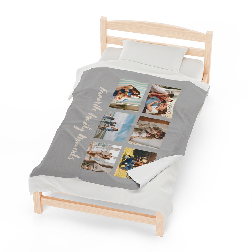 Thumbnail: Favorite Family Moments Velveteen Plush Blanket
