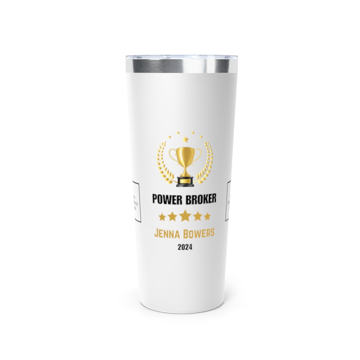 Power Broker Real Estate Vacuum Insulated Tumbler, 22oz Gift