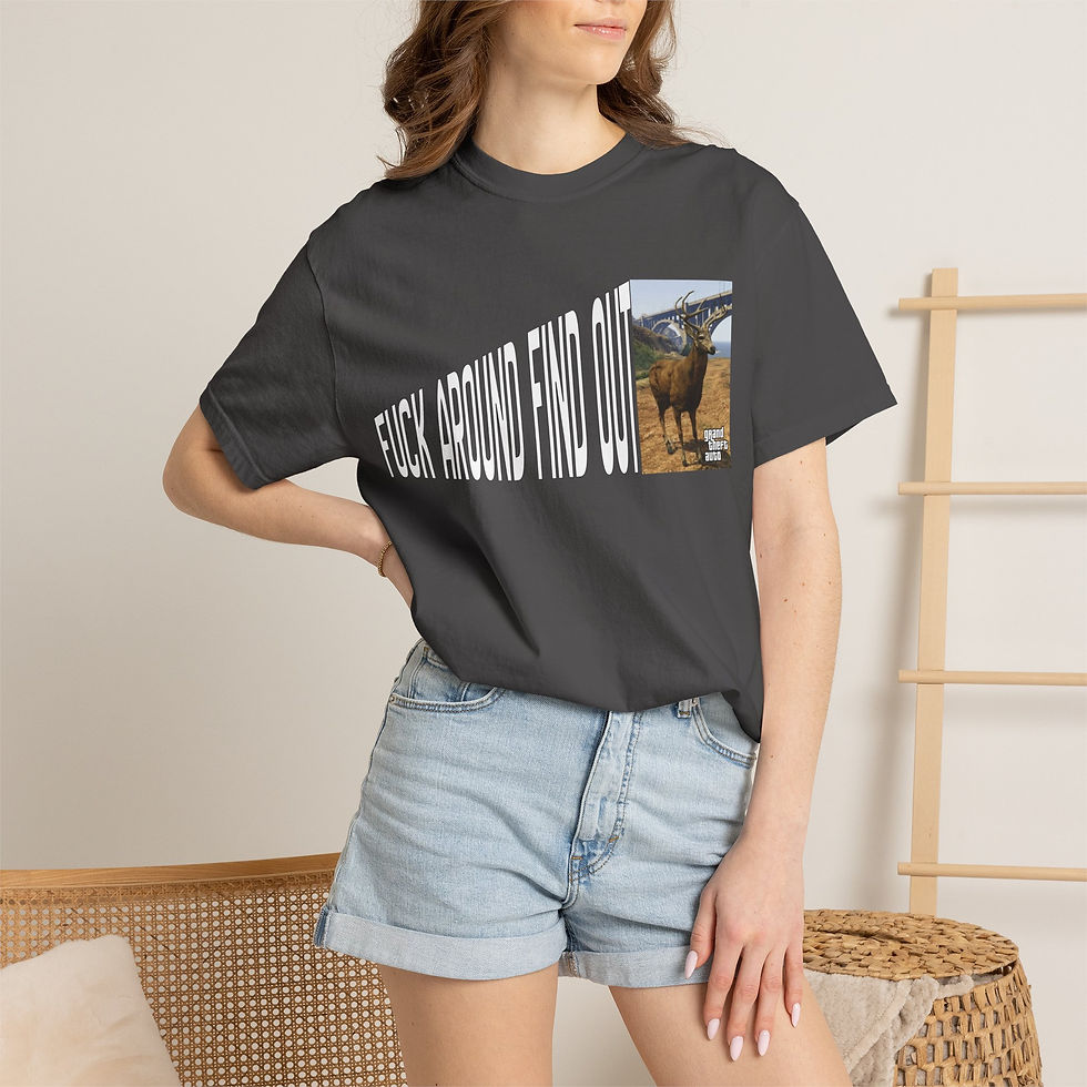Thumbnail: GTA Deer Unisex Softstyle Tee | UNISEX 