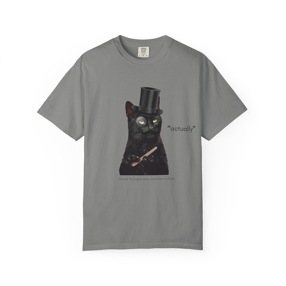 Thumbnail: "Actually" The Esoteric Aristo-Cat Tee | UNISEX