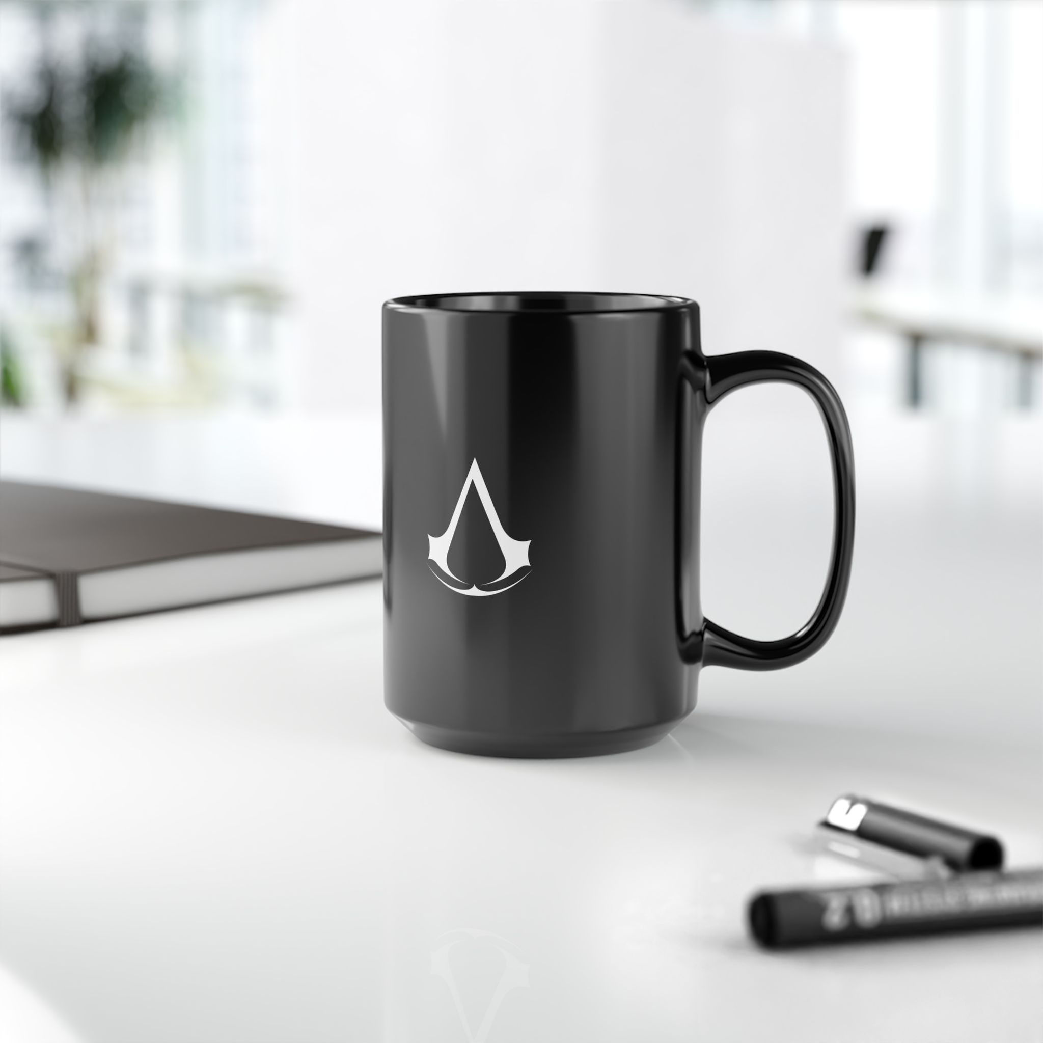 Assassin's Creed Black Ceramic Mug |  15oz