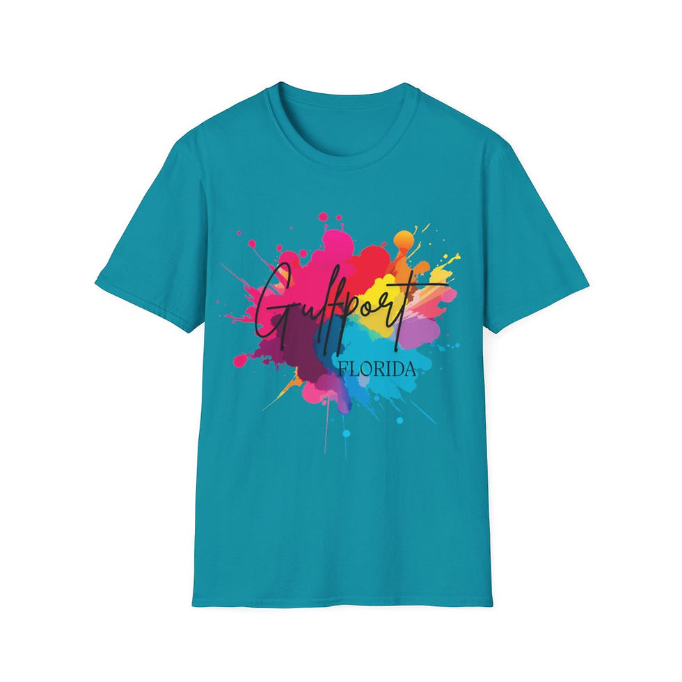 Thumbnail: Gulfport Florida Splash Vacation Unisex T-Shirt