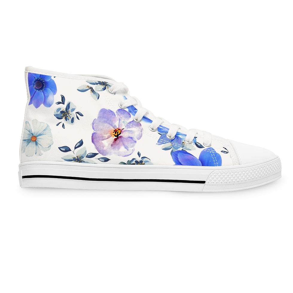 Thumbnail: Flower Power High Top Women's Sneakers