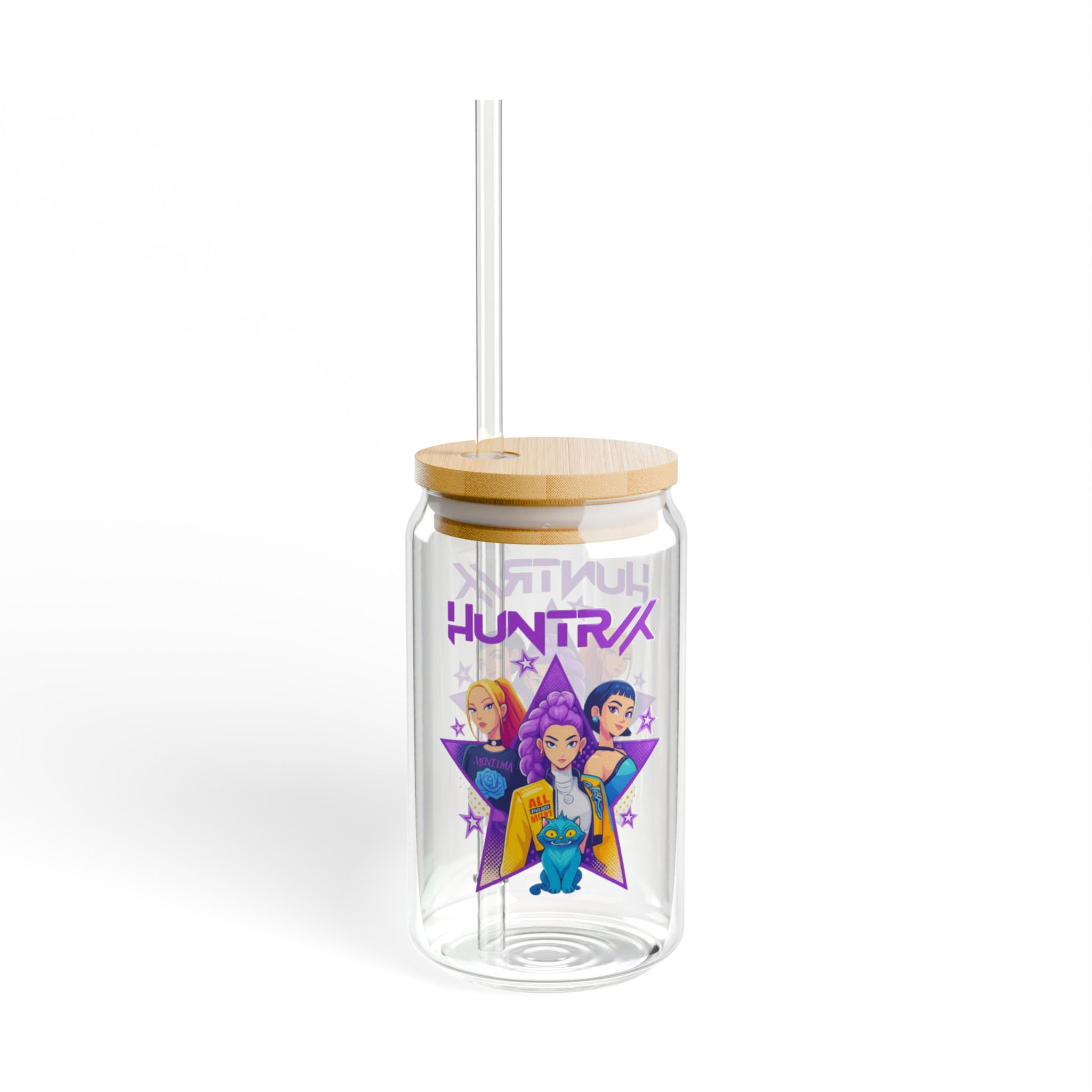 Huntr/X Demon Sipper Glass, 16oz