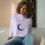 Thumbnail: Celestial Phases Crop Hoodie - Cosmic Moon & Stars Design