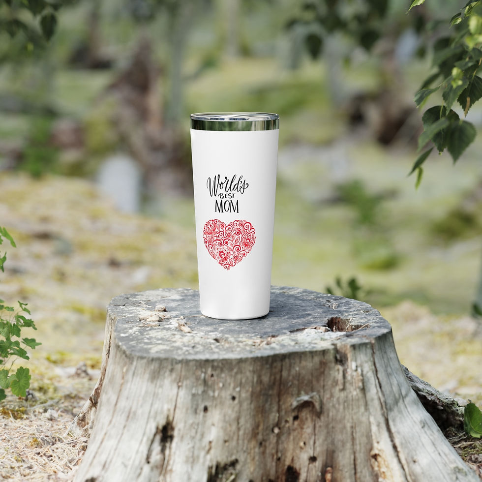 Thumbnail: Mother's Day World's Best Heart Mom Vacuum Insulated Tumbler, 22oz Gift