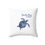 Thumbnail: Sea Turtle Siesta Key Florida Coastal Island Art Spun Polyester Square Pillow