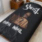 GHOST Band Fandom Papa Nihil Velveteen Plush Blanket | BLACK