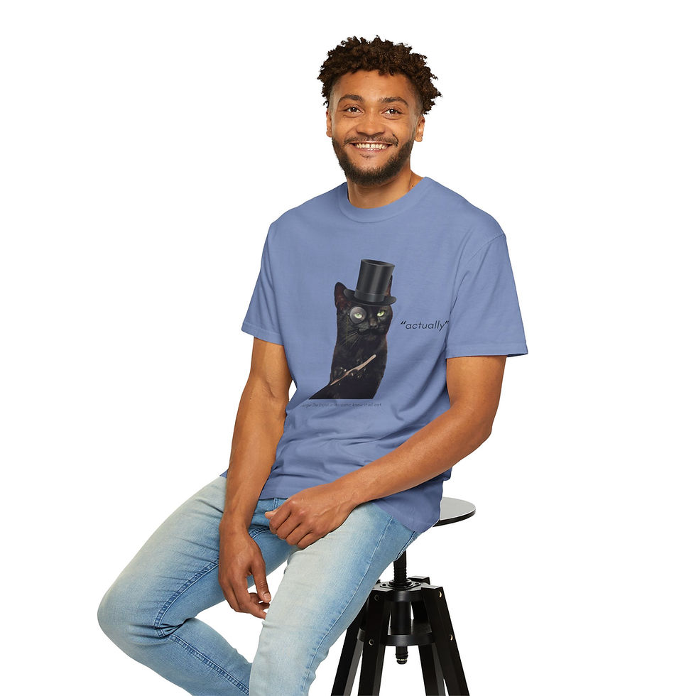 Thumbnail: "Actually" The Esoteric Aristo-Cat Tee | UNISEX
