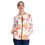 Thumbnail: Women's Boho Floral Full-Zip Hoodie