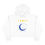 Thumbnail: Celestial Phases Crop Hoodie - Cosmic Moon & Stars Design