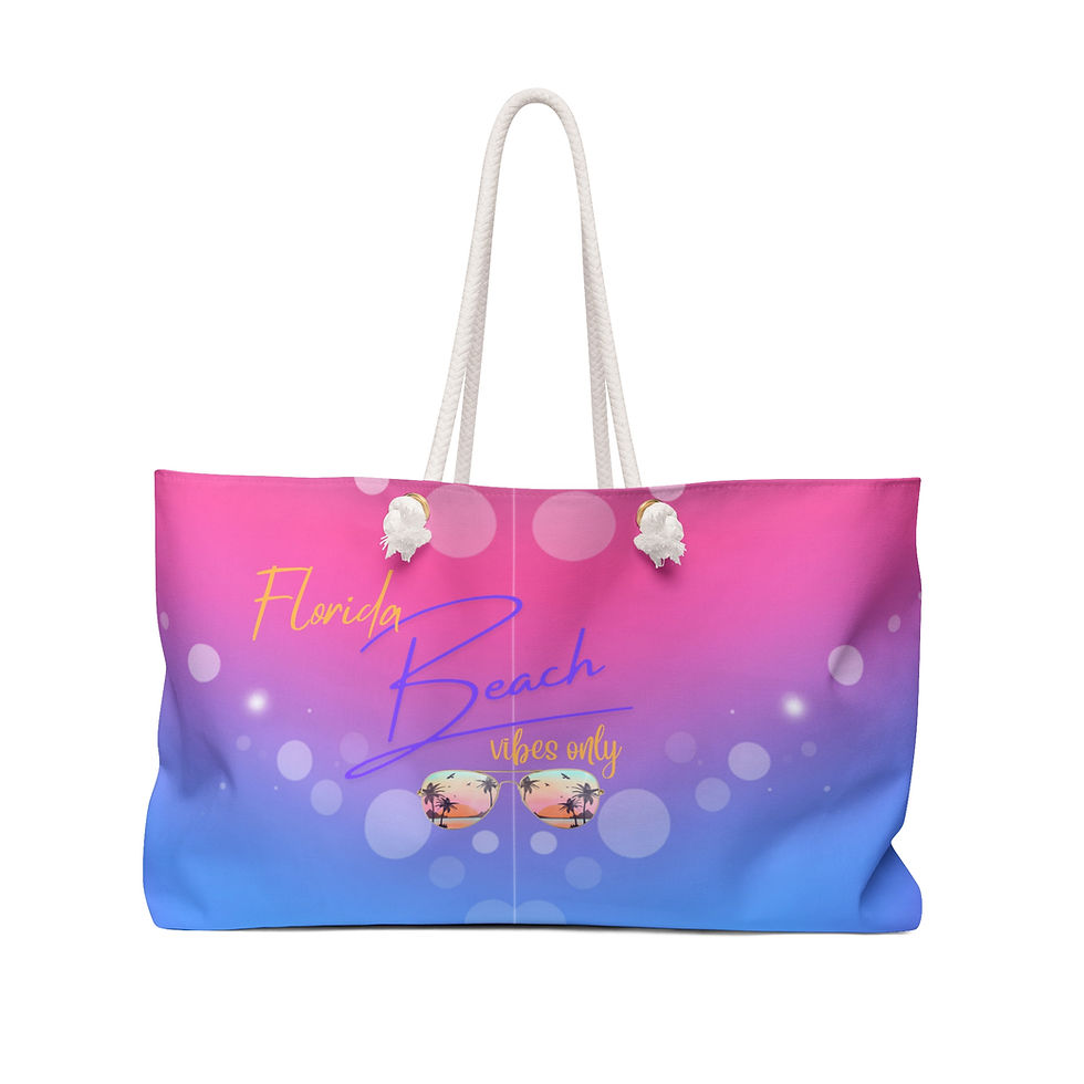Thumbnail: Disco Florida Beach Vibes Paradise | Beach Keepsake Tote