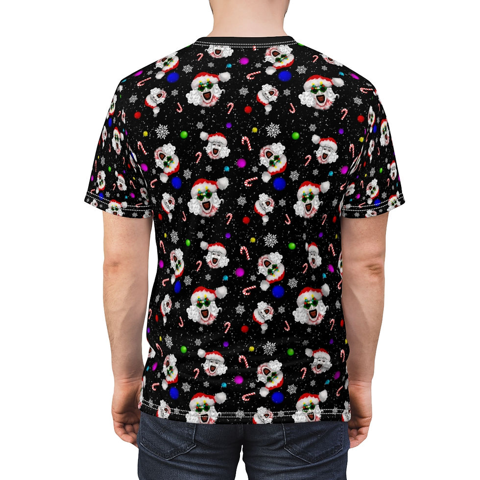 Thumbnail: Terrifier 3 Art the Clown Christmas Unisex Cut & Sew Tee